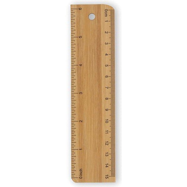 Bamboo 6" Ruler - Spot Colour