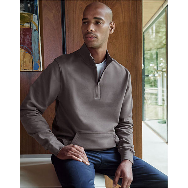 Kustom Kit 1/4 Zip Pique Sweatshirt