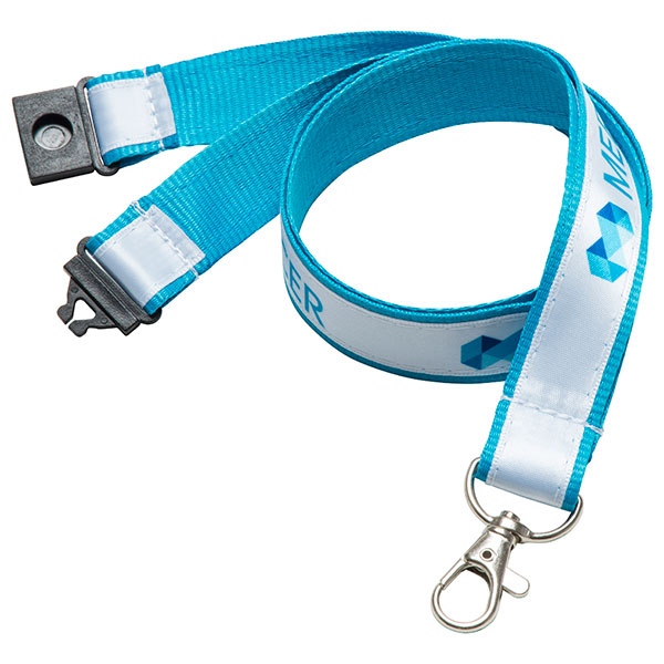 20mm Printed Satin Applique Lanyard