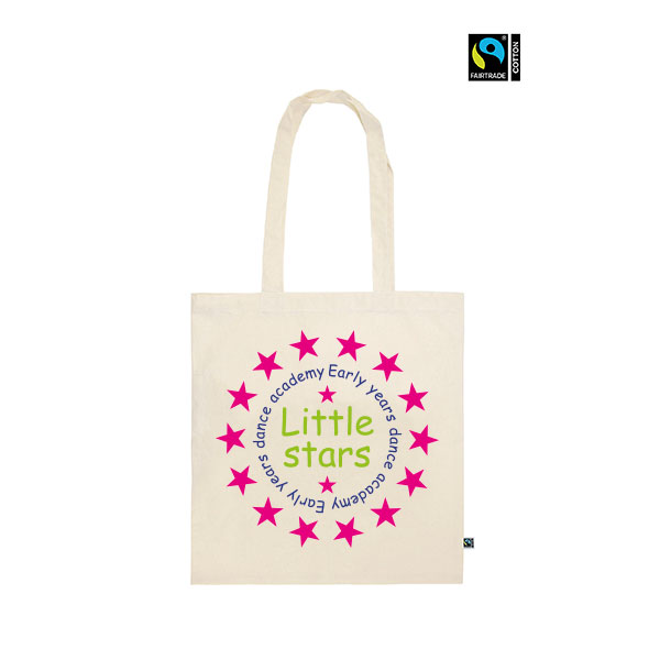 Green & Innocent 5oz Fairtrade Cotton Shopper - Full Colour