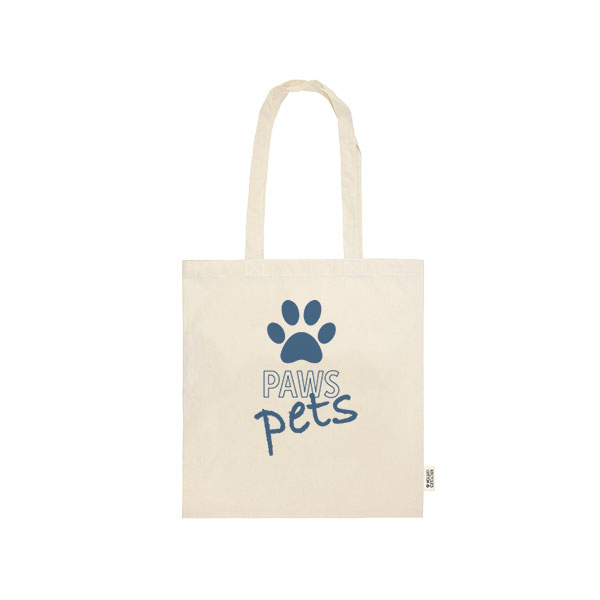 AWARE Recycled 5oz Natural Cotton Shopper - Full Colour