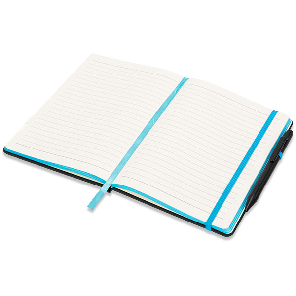 Medium Noir Edge Notebook - Debossed