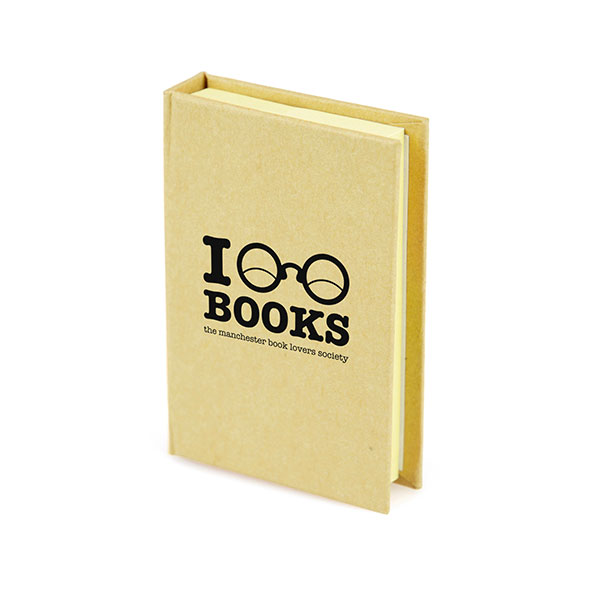 Small Hard Back Sticky Notebook - 1 Colour
