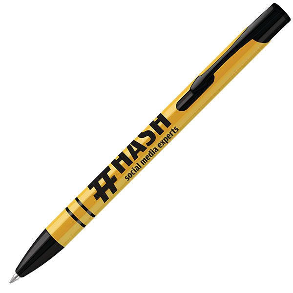 Electra Noir Recycled Ballpen - Engraved