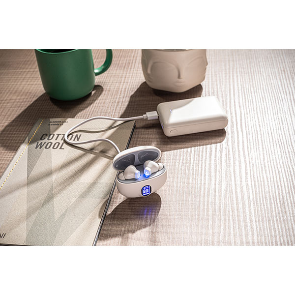 Wireless Earphones with Recycled ABS Plastic Case